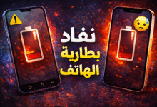 نفاد بطارية الهاتف بسرعة